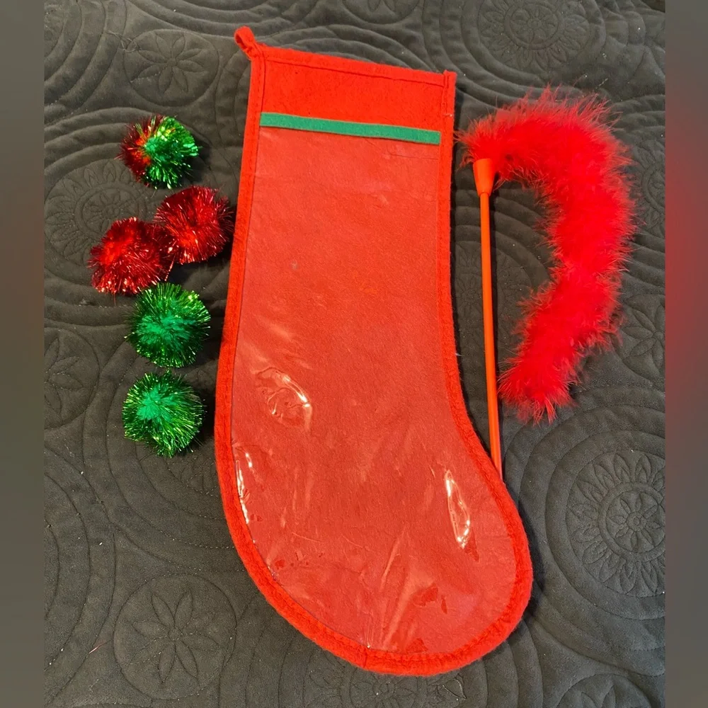 Christmas Stocking Cat Toys